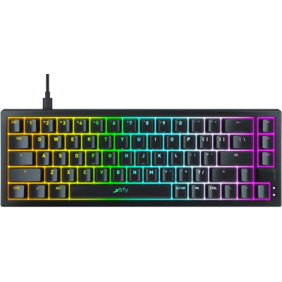 Клавіатура Xtrfy K5 RGB Kailh Red Hot-swap Black (K5-RGB-CPT-BLACK-R-UKR)
