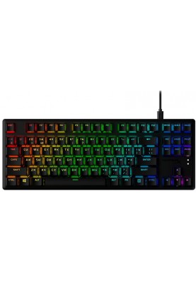 Клавіатура HyperX Alloy Origins Core PBT Aqua RGB Black (639N9AA)