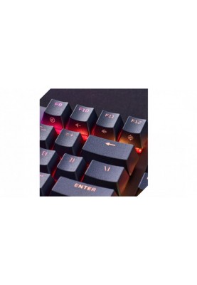 Клавіатура HyperX Alloy Origins Core PBT Aqua RGB Black (639N9AA)