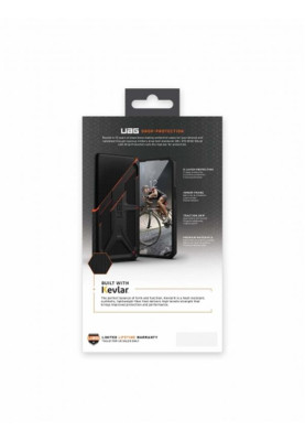 Чохол-накладка Urban Armor Gear Monarch для Apple iPhone 14 Plus/15 Plus Kevlar Black (114033113940)