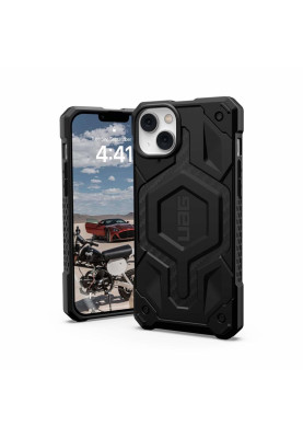 Чохол-накладка Urban Armor Gear Monarch Pro Magsafe для Apple iPhone 14 Plus/15 Plus Kevlar Black (114029113940)