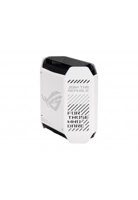 Бездротовий маршрутизатор Asus ROG Rapture Gaming Mesh System GT6 White 1pk (GT6-W-1-PK/90IG07F0-MU9A30)