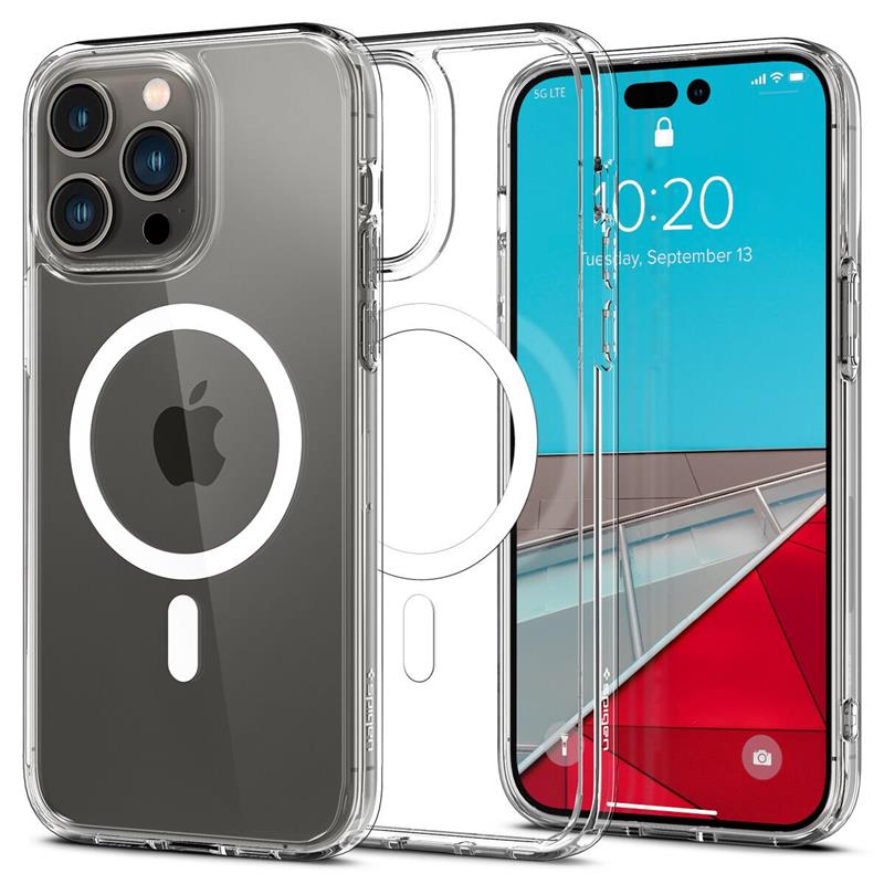 Чохол-накладка Spigen Ultra Hybrid MagFit для Apple Iphone 14 Pro Max White (ACS04825)