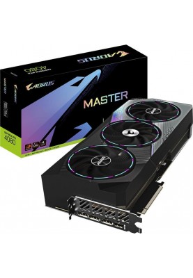 Відеокарта GF RTX 4080 16GB GDDR6X Aorus Master Gigabyte (GV-N4080AORUS M-16GD)