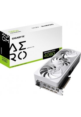 Відеокарта GF RTX 4080 16GB GDDR6X Aero OC Gigabyte (GV-N4080AERO OC-16GD)