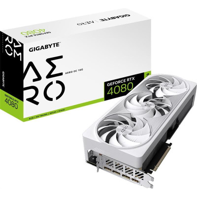 Відеокарта GF RTX 4080 16GB GDDR6X Aero OC Gigabyte (GV-N4080AERO OC-16GD)