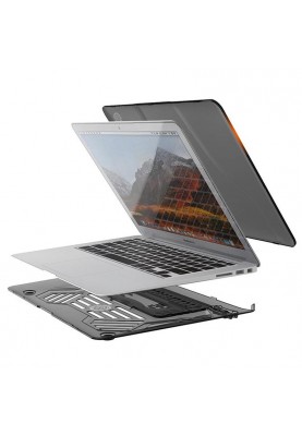 Чохол для ноутбука протиударний Becover PremiumPlastic для Macbook Air M1 (A1932/A2337) 13.3" Black (708881)