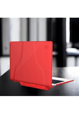 Чохол для ноутбука протиударний Becover PremiumPlastic для Macbook Air M1 (A1932/A2337) 13.3" Red (708883)