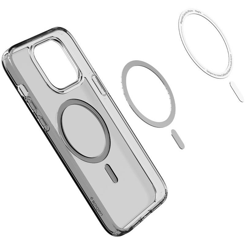 Чохол-накладка Spigen Ultra Hybrid MagFit для Apple iPhone 14 Pro Frost Black (ACS05586)