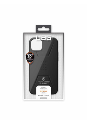 Чохол-накладка Urban Armor Gear Civilian Magsafe для Apple iPhone 14 Plus Black (114037114040)