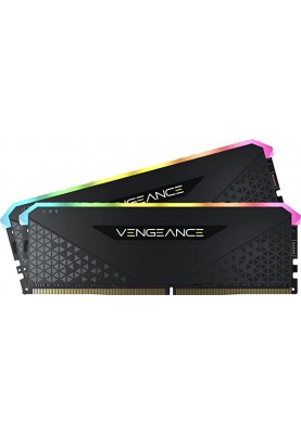 Модуль пам`ятi DDR4 2x32GB/3200 Corsair Vengeance RGB RS Black (CMG64GX4M2E3200C16)