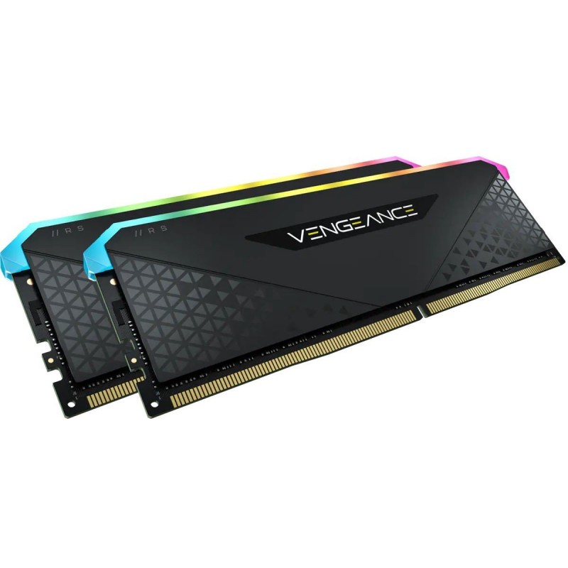 Модуль пам`ятi DDR4 2x32GB/3200 Corsair Vengeance RGB RS Black (CMG64GX4M2E3200C16)