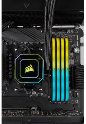 Модуль пам`ятi DDR4 2x32GB/3200 Corsair Vengeance RGB RS Black (CMG64GX4M2E3200C16)