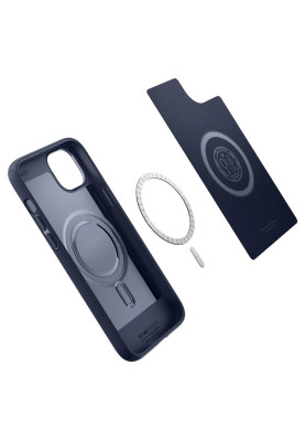 Чохол-накладка Spigen Mag Armor MagFit для Apple iPhone 14 Navy Blue (ACS05066)