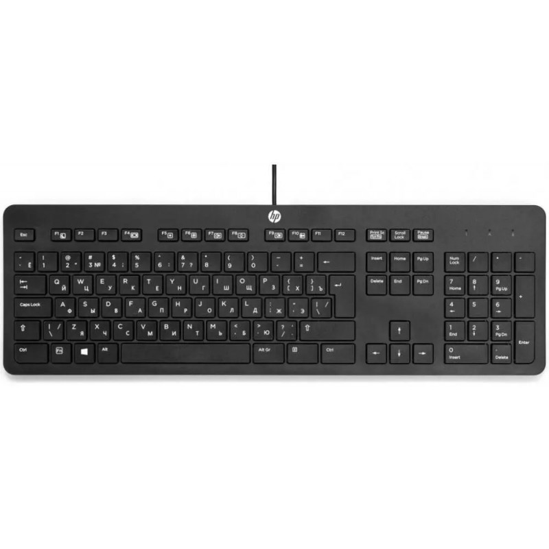 Клавіатура HP USB Business Slim Keyboard Ru Black (803181-251)