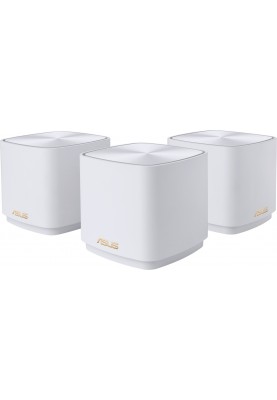 Бездротовий маршрутизатор Asus ZenWiFi AX Mini XD4 3PK White (XD4-3PK-WHITE)