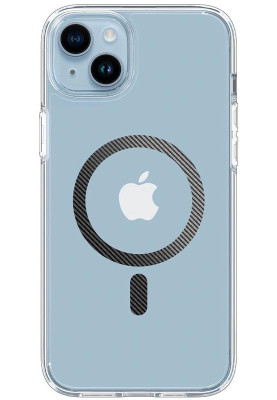 Чохол-накладка Spigen Ultra Hybrid MagFit для Apple iPhone 14 Carbon Fiber (ACS05050)