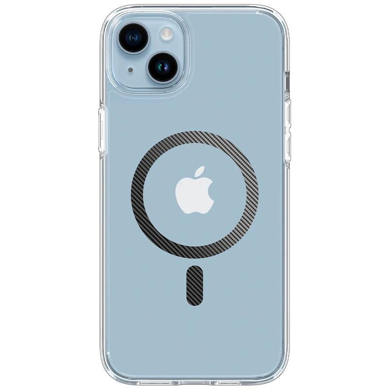 Чохол-накладка Spigen Ultra Hybrid MagFit для Apple iPhone 14 Carbon Fiber (ACS05050)