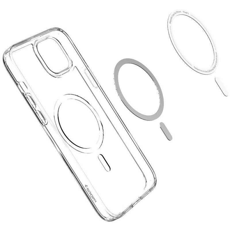 Чохол-накладка Spigen Ultra Hybrid MagFit для Apple iPhone 14 Carbon Fiber (ACS05050)