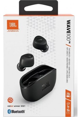 Bluetooth-гарнітура JBL Wave Vibe 100 TWS Black (JBLW100TWSBLK)