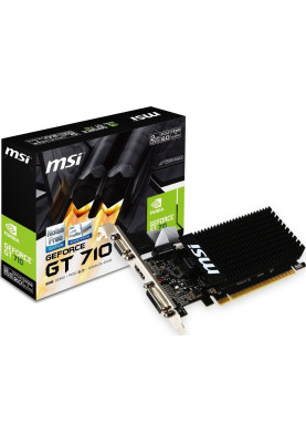 Відеокарта GF GT 710 2GB GDDR3 MSI (GT 710 2GD3H LP)