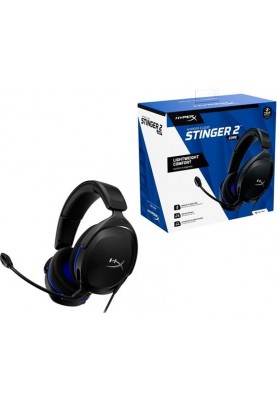 Гарнiтура HyperX Cloud Stinger 2 для PS5/PS4 Black (6H9B6AA)