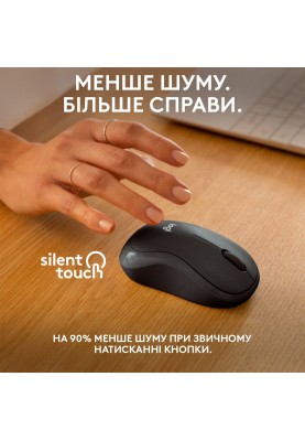 Миша бездротова Logitech M240 Silent Charcoal (910-007119)