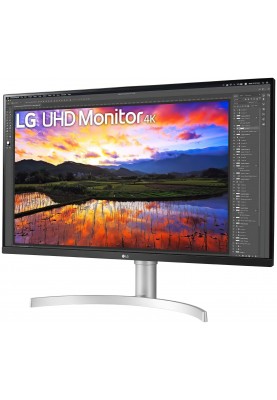 Монiтор LG 31.5" 32UN650-W IPS Silver