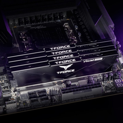 Модуль пам`ятi DDR5 2x16GB/6000 Team T-Force Vulcan Black (FLBD532G6000HC38GDC01)