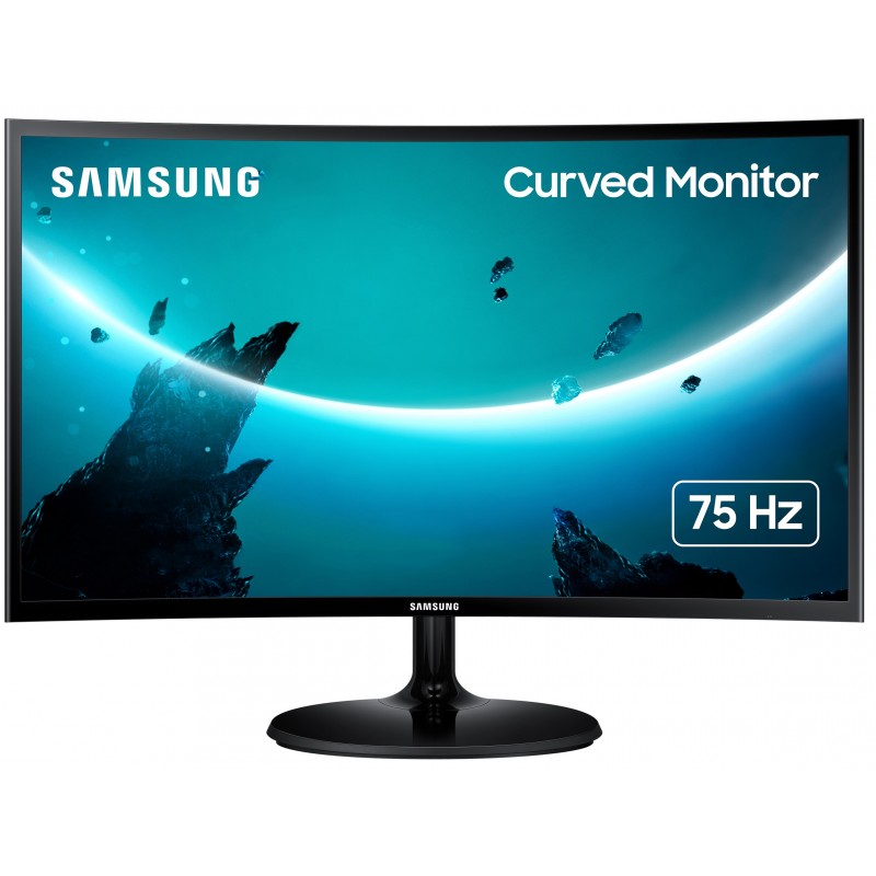 Монiтор Samsung 24" Curved LS24C360 (LS24C360EAIXCI) VA Black