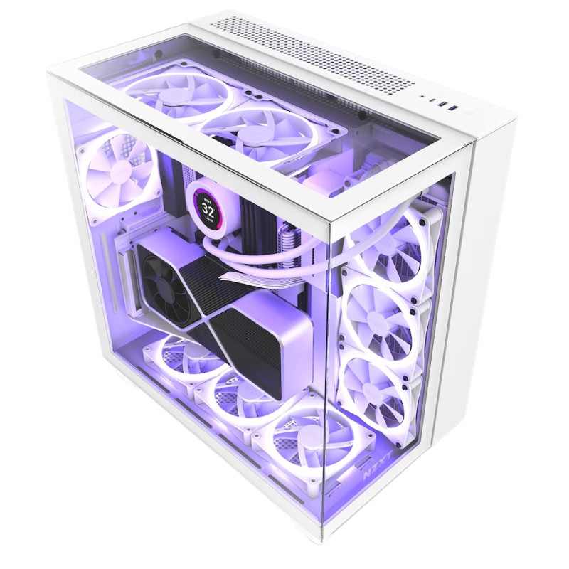 Корпус NZXT H9 Elite White (CM-H91EW-01) без БЖ