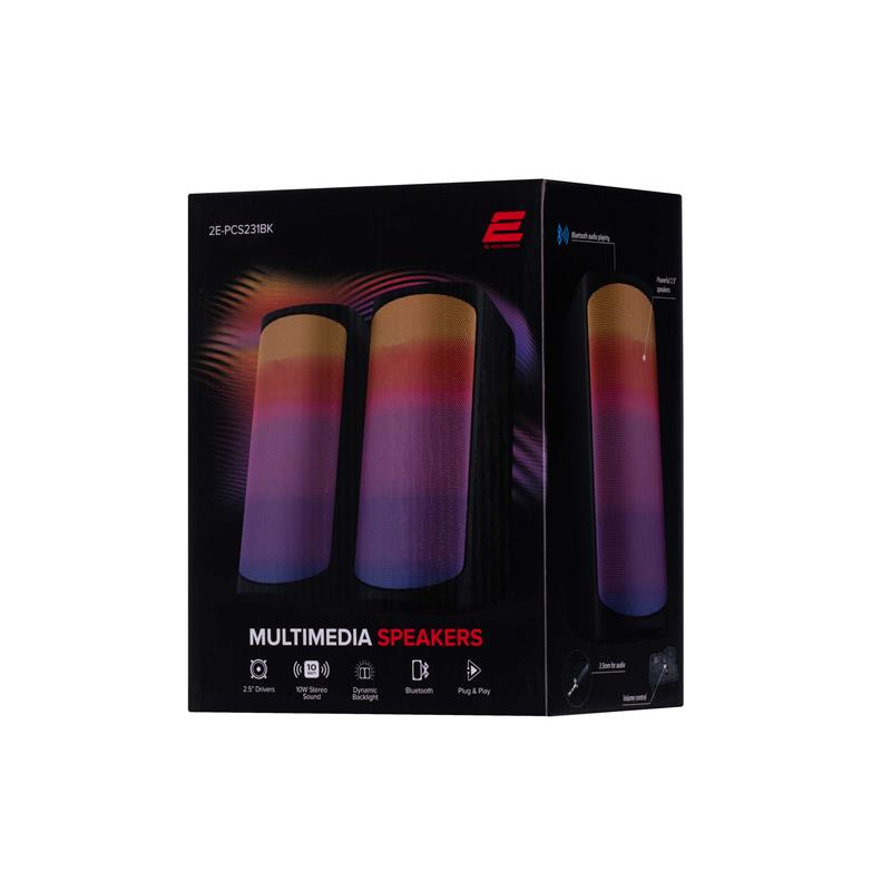 Акустична система 2E PCS231 RGB Matrix Black (2E-PCS231BK)