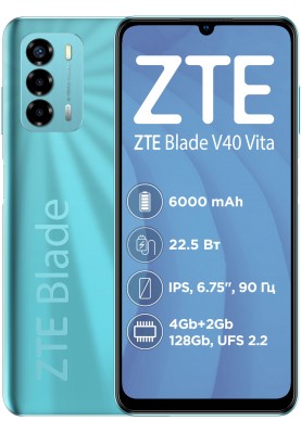 Смартфон ZTE Blade V40 Vita 4/128GB Dual Sim Green