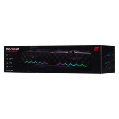 Акустична система 2E PCS232 RGB Soundbar Black (2E-PCS232BK)