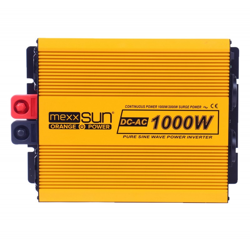 Інвертор напруги Mexxsun YX-1000W-S, 12V/220V, 1000W (29176)