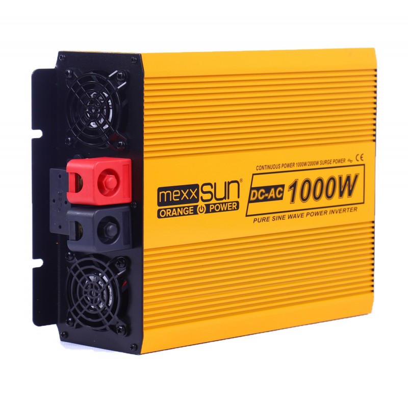 Інвертор напруги Mexxsun YX-1000W-S, 12V/220V, 1000W (29176)