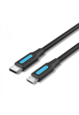 Кабель Vention micro USB - USB Type-C (M/M), 1.5 м, Black (COVBG)