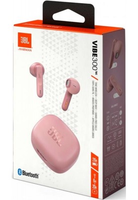 Bluetooth-гарнітура JBL Vibe 300TWS Pink (JBLV300TWSPIKEU)