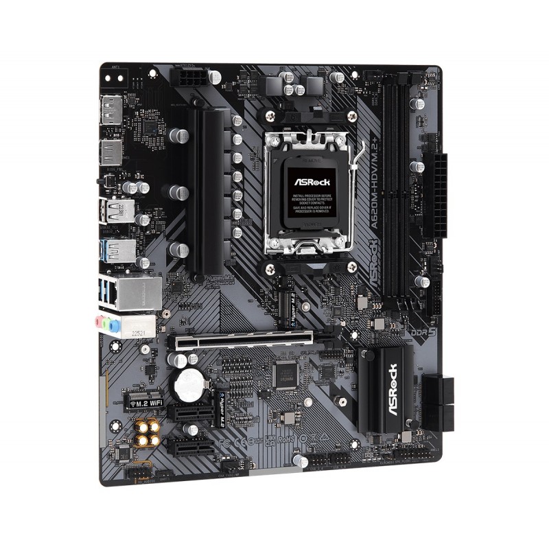 Материнська плата ASRock A620M-HDV/M.2+ Socket AM5