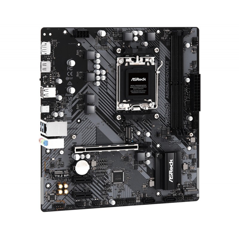 Материнська плата ASRock A620M-HDV/M.2 Socket AM5