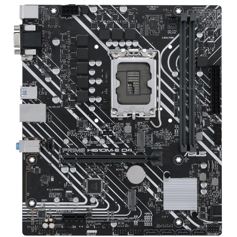 Материнська плата Asus Prime H610M-E D4-CSM Socket 1700