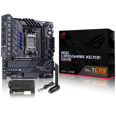 Материнська плата Asus ROG Crosshair X670E Gene Socket AM5