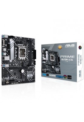 Материнська плата Asus Prime H610M-A D4-CSM Socket 1700