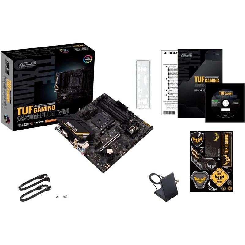 Материнська плата Asus TUF Gaming A520M-Plus WiFi Socket AM4