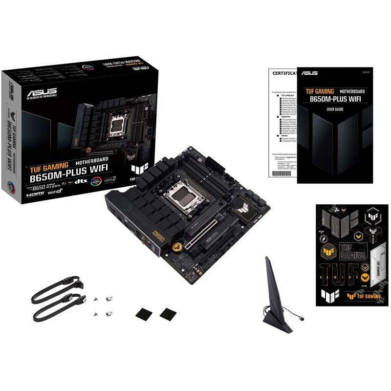 Материнська плата Asus TUF Gaming B650M-PLUS WiFi Socket AM5