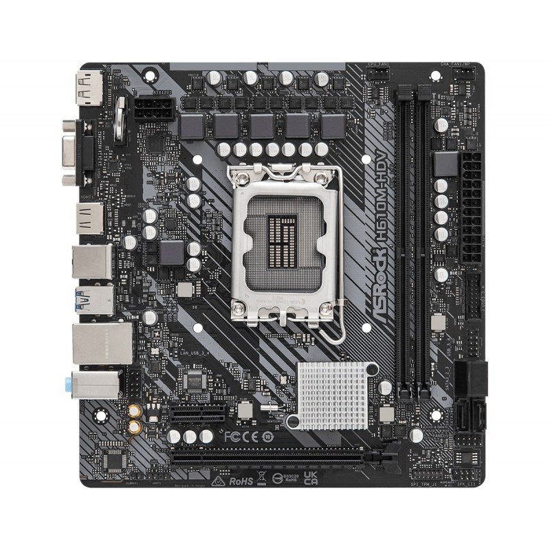 Материнська плата ASRock H610M-HDV Socket 1700