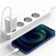 Мережевий зарядний пристрій Baseus (1USB-C 3A) 20W White (CCFS-SN02)