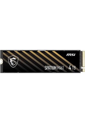 Накопичувач SSD 4TB MSI Spatium M461 M.2 2280 PCIe 4.0 x4 NVMe 3D NAND TLC (S78-440R030-P83)