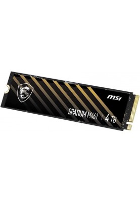 Накопичувач SSD 4TB MSI Spatium M461 M.2 2280 PCIe 4.0 x4 NVMe 3D NAND TLC (S78-440R030-P83)