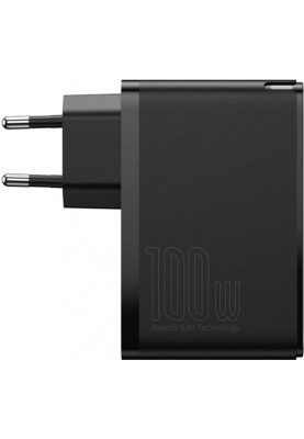 Мережевий зарядний пристрій Baseus GaN2 Pro Quick Charger 2C+2U (2xUSB-C+2xUSB-A) 100W Black (CCGAN2P-L01)